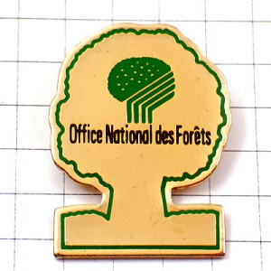 ピンバッジ・森の木グリーン国立森林事務所 ONF OFFICE-NATIONAL-DES-FORETS FRANCE