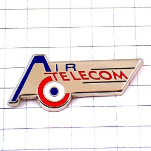 ピンバッジ・円形章ミリタリー飛行機フランス軍 AIR-TELECOM