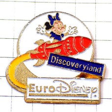 ピンバッジ・ミニーちゃんユーロディズニー宇宙ロケット旅行 MINNIE EURODISNEY DISCOVERYLAND