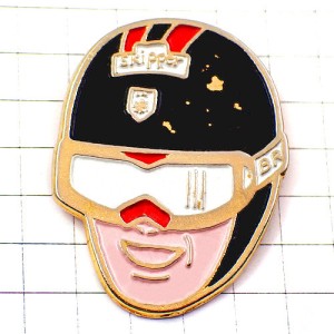 ピンバッジ・スキー選手アルベルトトンバ金メダル五輪オリンピック冬季ビンテージ中古品 SKIING ALBERTO-TOMBA