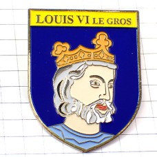 ブローチ・ルイ６世肥満王フランス王 LOUIS-VI LOUIS-6