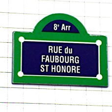 ピンバッジ・パリ８区フォーブール・サン＝トノレ通り FAUBOURG-ST-HONORE PARIS FRANCE