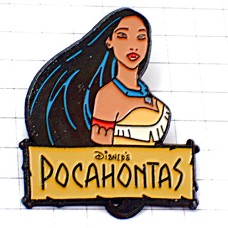 ピンバッジ・ポカホンタス女の子ディズニープリンセス POCAHONTAS