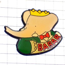 ピンバッジ・ぞうのババール絵本の象キャラクター BABAR