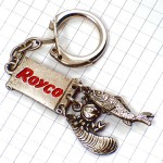 キーホルダー・魚カニ貝シルバー銀色の魚介類 ROYCO