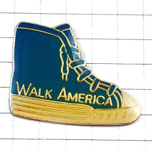 ピンバッジ・バスケットシューズ電話局AT&T靴 WALK-AMERICA