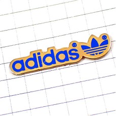 ピンバッジ・アディダス服スポーツ青いロゴ ADIDAS