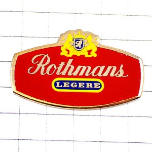 ピンバッジ・ロスマンズ煙草たばこラベル赤タバコ ROTHMANS