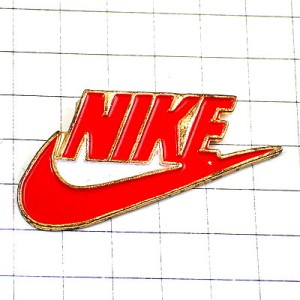 ピンバッジ・ナイキ赤いマークNIKE