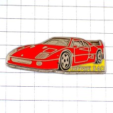 ピンバッジ・フェラーリ車F40赤 FERRARI-F40 ITALIA