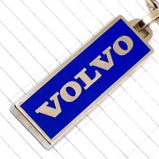 キーホルダー・ボルボ車VOLVO ロゴ青エンブレム VOLVO SWEDEN