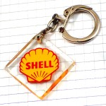 キーホルダー・シェル石油オイル黄色い二枚貝 SHELL ENGLAND