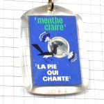 キーホルダー・ラピキシャント歌う鳥キャンディーお菓子 LA-PIE-QUI-CHANTE FRANCE