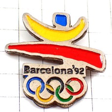 ピンバッジ・バルセロナ五輪スペイン夏季オリンピック1992年ビンテージ中古品 BARCELONA SPAIN