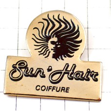 ピンバッジ・太陽のマーク美容室 SUN-HAIR COIFFURE