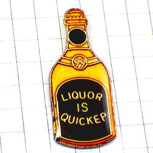 ピンバッジ・９９お酒リカーボトル瓶 LIQUOR