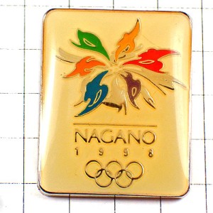 ピンバッジ・長野冬季オリンピック五輪1998年ビンテージ中古品 NAGANO-1998 JAPAN