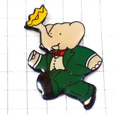 ピンバッジ・ぞうのババール王冠と象 BABAR