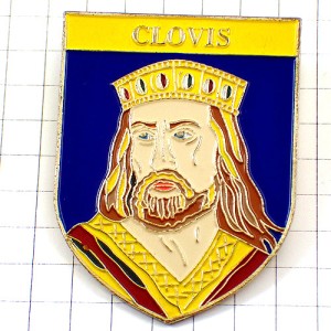 ブローチ・肖像画クロヴィス１世フランク王 CLOVIS KING FRANCE