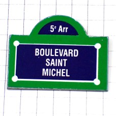 ピンバッジ・サンミッシェル通りパリ５区 BOULEVARD-SAINT-MICHEL PARIS FRANCE