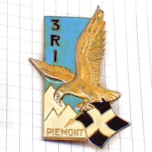 ブローチ・第３歩兵連隊イーグル鷲ミリタリーフランス軍 3RI REGIMENT-D-INFANTERIE ARMY FRANCE