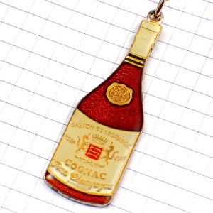 キーホルダー・コニャック酒ボトル瓶 COGNAC FRANCE