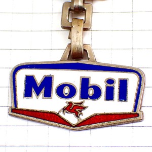 キーホルダー・モービル石油ペガサス翼のある赤い馬 MOBIL-OIL USA