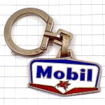 キーホルダー・モービル石油ペガサス翼のある赤い馬 MOBIL-OIL USA