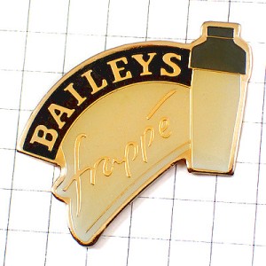 ピンバッジ・ベイリーズお酒カクテルのシェイカーアイルランド BAILEYS IRELAND IRISH-CREAM