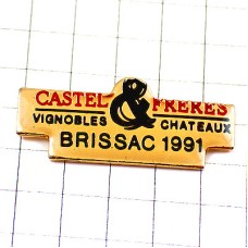 お買得ピンバッジ・ワインセラー葡萄酒 CASTEL VIGNOBLES&CHATEAUX 