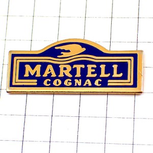 ピンバッジ・マーテル酒コニャック鳥ツバメ燕 MARTELL COGNAC