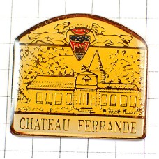 ピンバッジ・紋章ボルドー産ワイン葡萄酒のお城 CHATEAU-FERRANDE BORDEAUX FRANCE