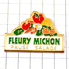 ピンバッジ・野菜や肉エビ魚レモン茸 FLEURY-MICHON FRANCE