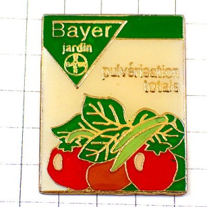 ピンバッジ・バイエル社トマトや野菜 BAYER GARDEN GERMANY