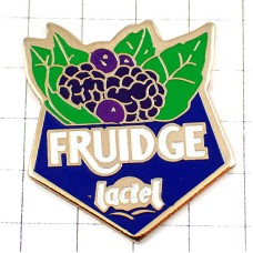 ピンバッジ・フルーツ果物ブラックベリー FRUIDGE LACTEL YOGURT