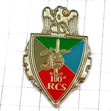 ピンバッジ・鷲や歯車フランス軍ミリタリー第10統制支援連隊 10RCS REGIMENT-COMMANDEMENT-SOUTIEN FRANCE