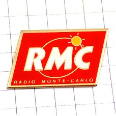 ピンバッジ・モンテカルロ回る太陽ラジオ局 RMC RADIO-MONTE-CARLO