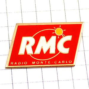 ピンバッジ・モンテカルロ回る太陽ラジオ局 RMC RADIO-MONTE-CARLO