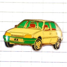 ピンバッジ・シトロエンＡＸ白い車 CITROEN-AX CITROEN FRANCE