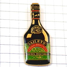 ピンバッジ・ベイリーズ酒ボトル瓶型 BAILEYS IRELAND IRISH-CREAM