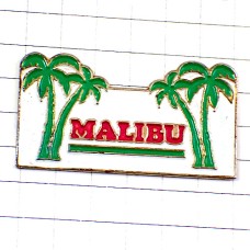 ピンバッジ・ラム酒マリブやしの木々 MALIBU