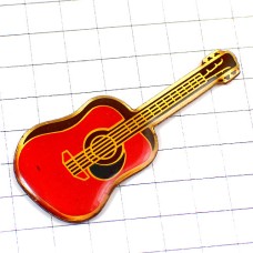 ピンバッジ・アコースティックギター音楽アコギ楽器 GUITAR