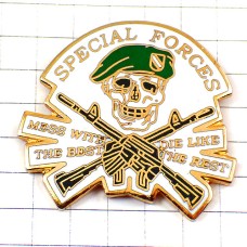 ピンバッジ・アメリカ陸軍特殊部隊グリーンベレー/USA米軍ミリタリー剣と矢 SPECIAL-FORCES GREEN-BERET