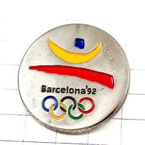 ピンバッジ・バルセロナ五輪オリンピック夏季スペイン1992年ビンテージ中古品 BARCELONA-1992 SPAIN