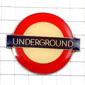 ピンバッジ・アンダーグラウンド地下鉄ロンドン英国イギリスUK SUBWAY UNDERGROUND LONDON ENGLAND 