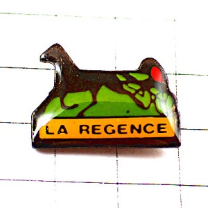 ピンバッジ・競馬の二輪馬車 STEEPLE LA-REGENCE FRANCE