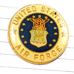 ピンバッジ・アメリカ空軍ミリタリー/USA米軍 UNITED-STATES AIR-FORCE