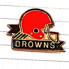 ピンバッジ・アメフト/USAクリーブランドブラウンズのヘルメット米国 CLEVELAND BROWNS NFL