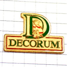 ピンバッジ・アルファベット「Ｄ」古代ローマ人 DECORUM