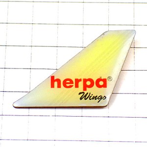 ピンバッジ・ヘルパウイングス模型飛行機ドイツ尾翼 HERPA-WINGS GERMANY